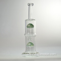 NEW DESIGN HIGH BOROSILICATE GLASS WATER PIPE WITH 2 ARM TREE PERC WIGWAG SMOKING WATER PIPE